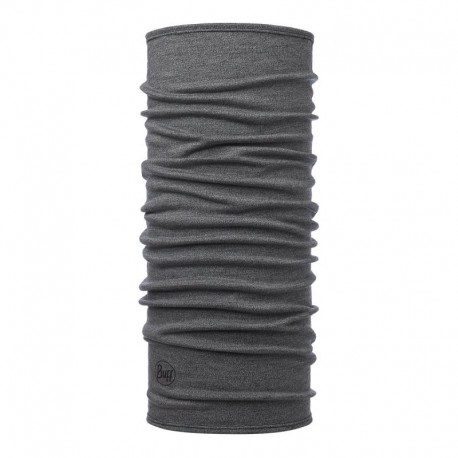 MIDWEIGHT LIGHT GREY MELANGE Merino Šatka BUFF