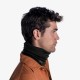 BARK MELANGE Merino Buff je stredne hrubá merino šatka