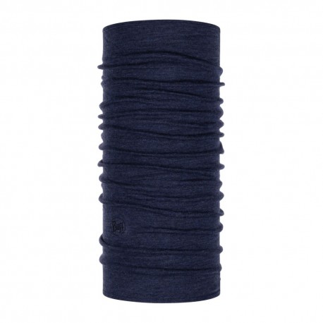 MIDWEIGHT NIGHT BLUE MELANGE Merino Šatka BUFF