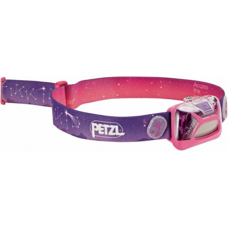 Kompaktná detská čelovka PETZL TIKKID (ružová/fialová)