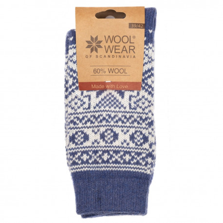 NO 50 Vlnené Ponožky WOOLWEAR of Scandinavia®, modrá