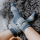 Ponožky NO 50 WOOLWEAR obuté na nohách