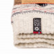 NO 100 WOOLWEAR Hrubé Vlnené ponožky s motívom losa