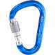 CLIMBING TECHNOLOGY SNAPPY SG ELOX HMS Karabína so Zámkom (Farba: Modrá)
