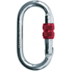 STANDARD LOCK Oceľová Oválna Pracovná Karabína CAMP