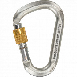 SNAPPY STEEL SG HMS Pracovná Karabína so Zámkom CLIMBING TECHNOLOGY