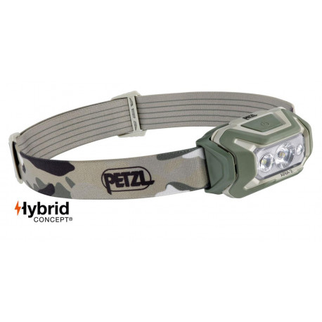 ARIA 2 RGB Vodotesná Čelovka s RGB svetlom PETZL, kamufláž